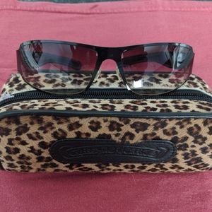 Chrome Hearts Leopard Print Pony Hair Sunglasses